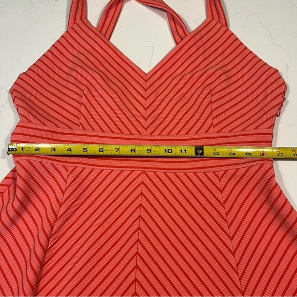 Adrianna Papell Chevron Striped Sleeveless Dress XL - Picture 9 of 11